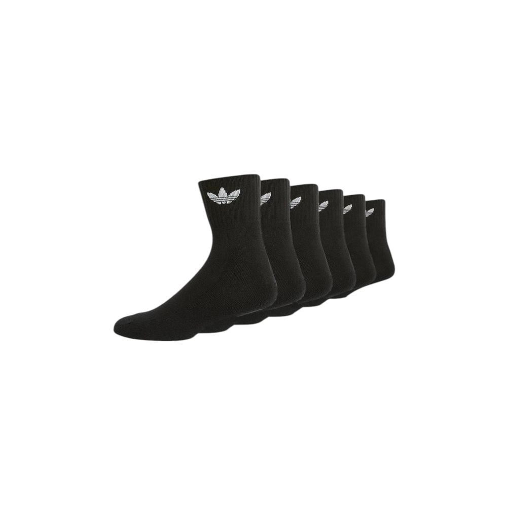 Adidas Black Cotton Sock for Elevated Everyday Luxury