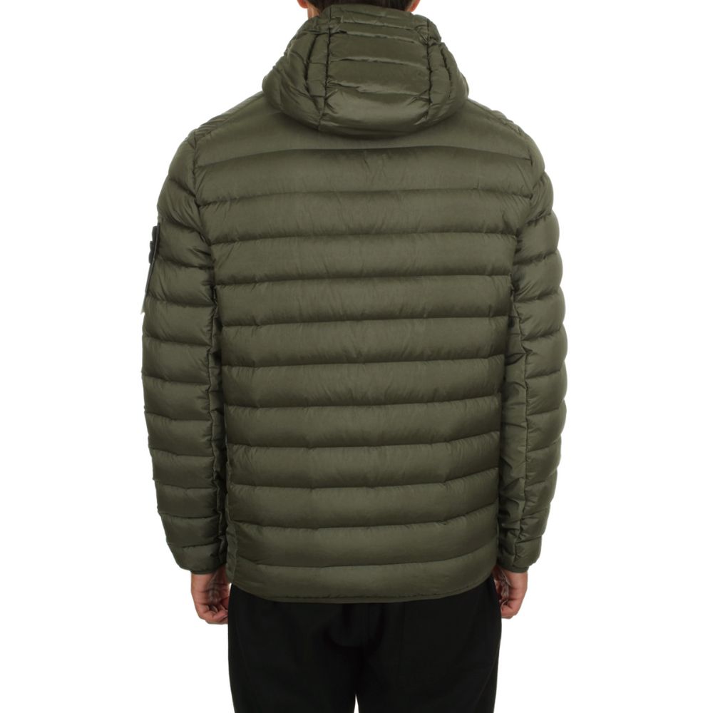 Stone Island Green Nylon Jacket for Elevated Outerwear