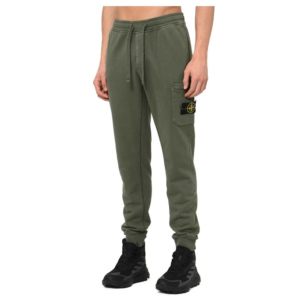 Stone Island Beige Cotton Track Pant - Elevated Casual Luxe