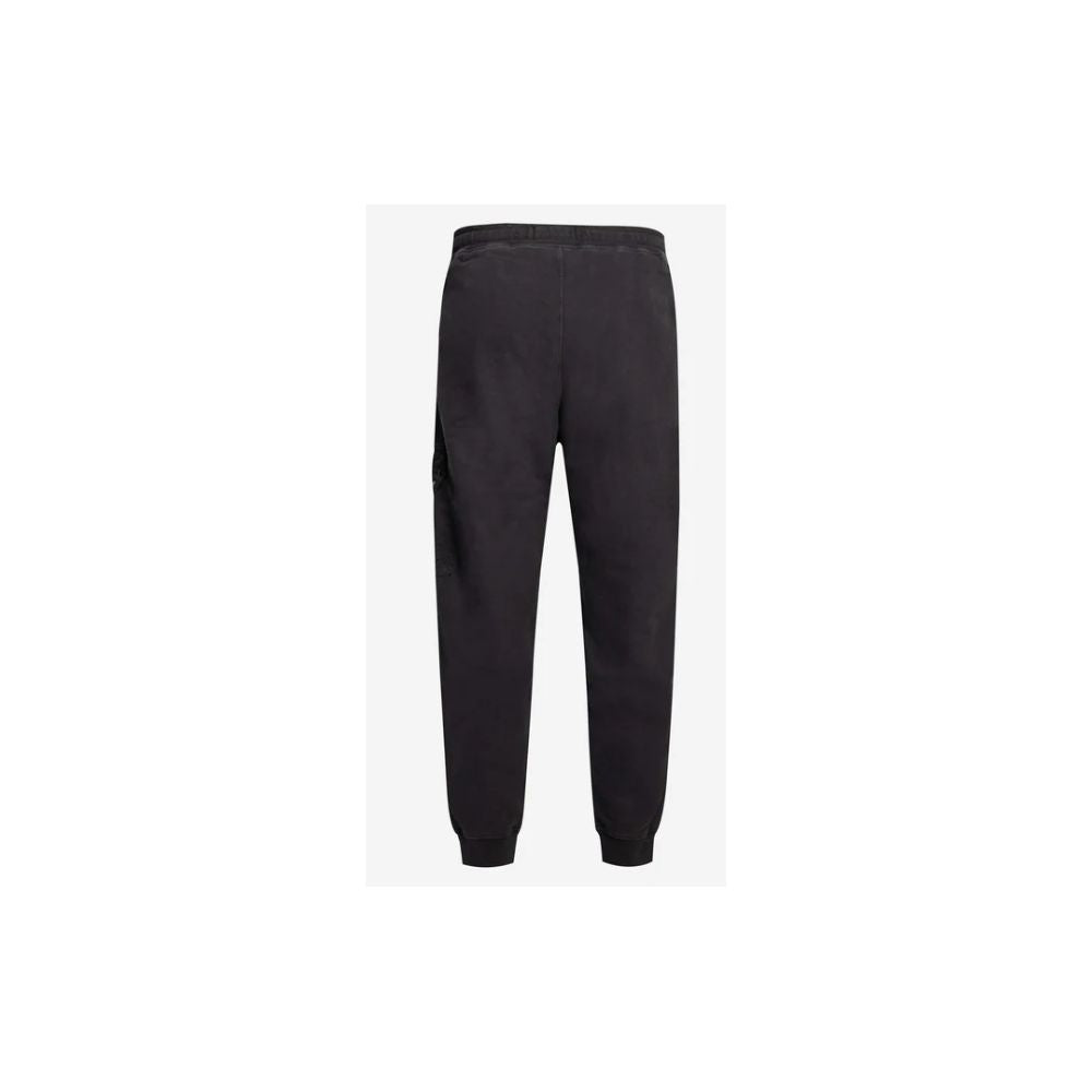 Stone Island Black Cotton Tracksuit Trouser for Effortless Style