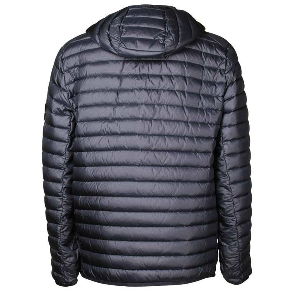Stone Island Blue Nylon Jacket for Elevated Outerwear