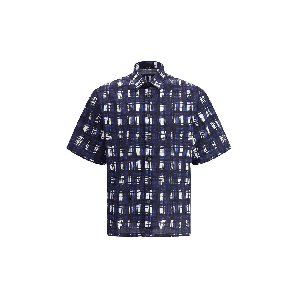 Prada Multicolour Cotton Madras Check Shirt