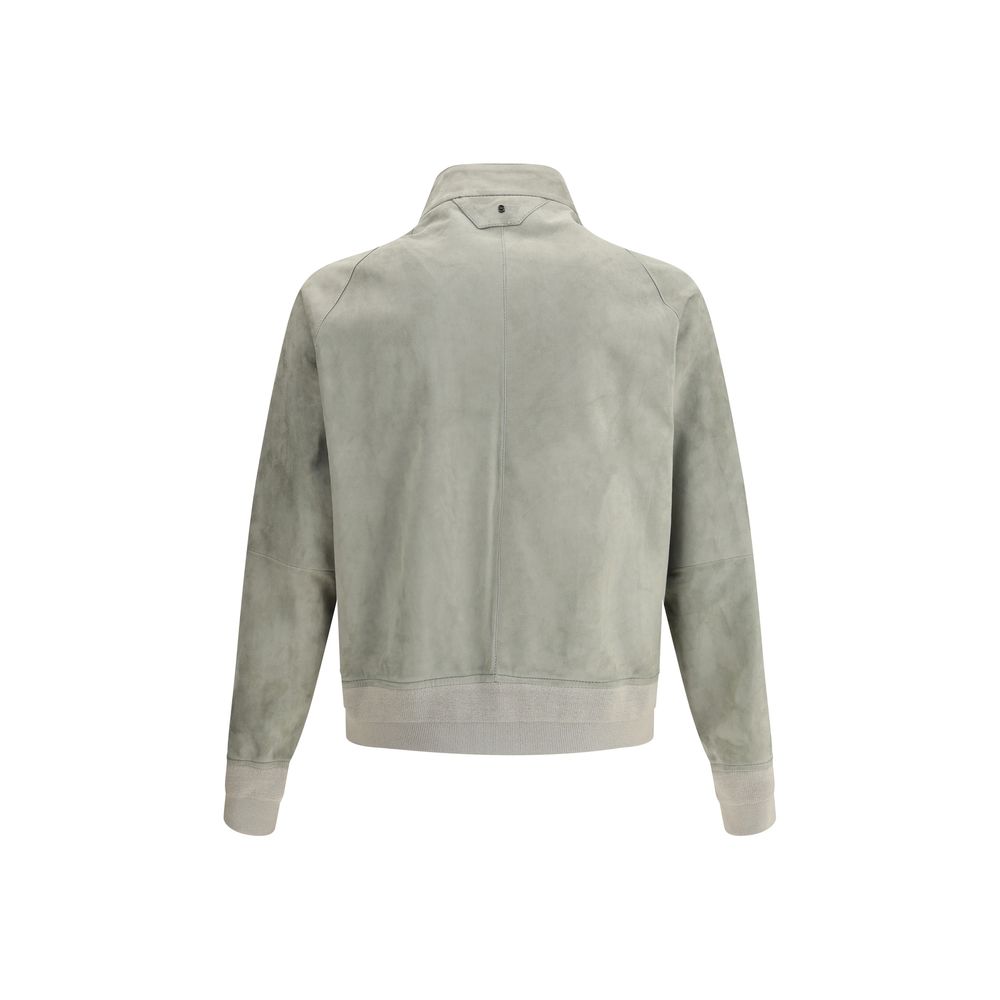 Salvatore Santoro Brown Suede Jacket - Timeless Luxury Layering