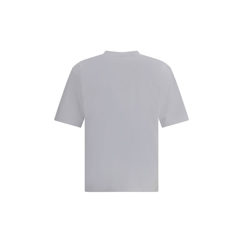 Dsquared² White Cotton T-Shirt With Maxi Monogram