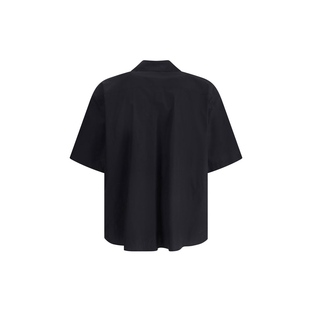 Dsquared² White Cotton Fighter Notch Shirt for Effortless Sophistication