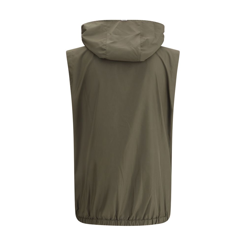 Svevo Navy Waterproof Fabric Vest: Stylish Protection for All Seasons
