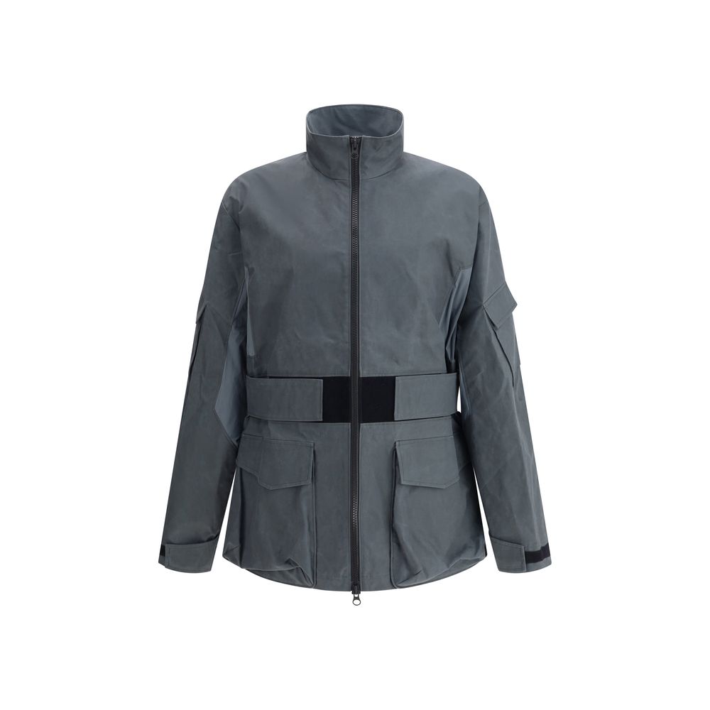 GR10K Green Cotton Field Jacket: Contemporary Elegance Redefined
