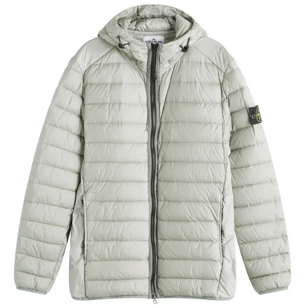 Stone Island Gray Nylon Jacket for Elevated Outerwear Style