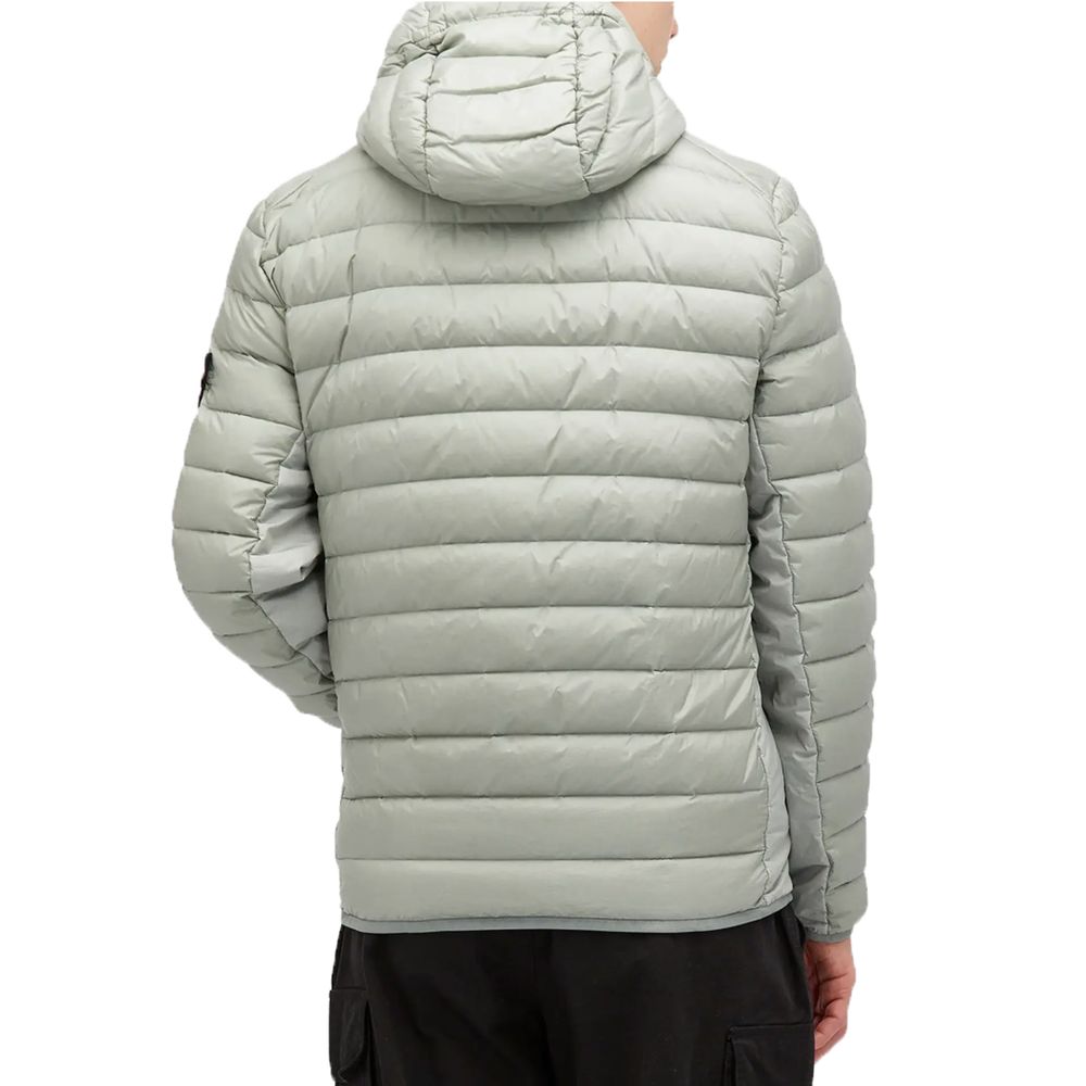 Stone Island Gray Nylon Jacket for Elevated Outerwear Style
