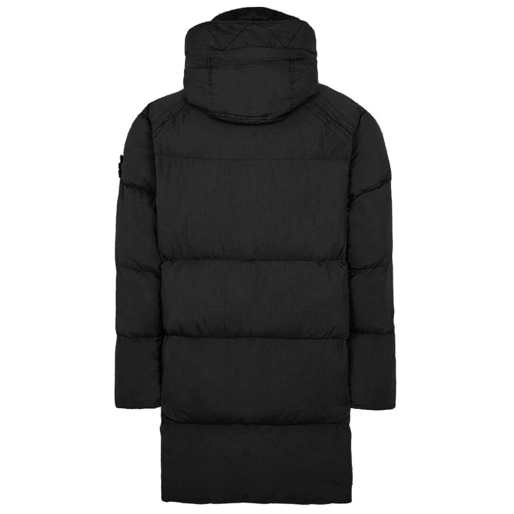 Stone Island Black Nylon Jacket for Contemporary Luxury