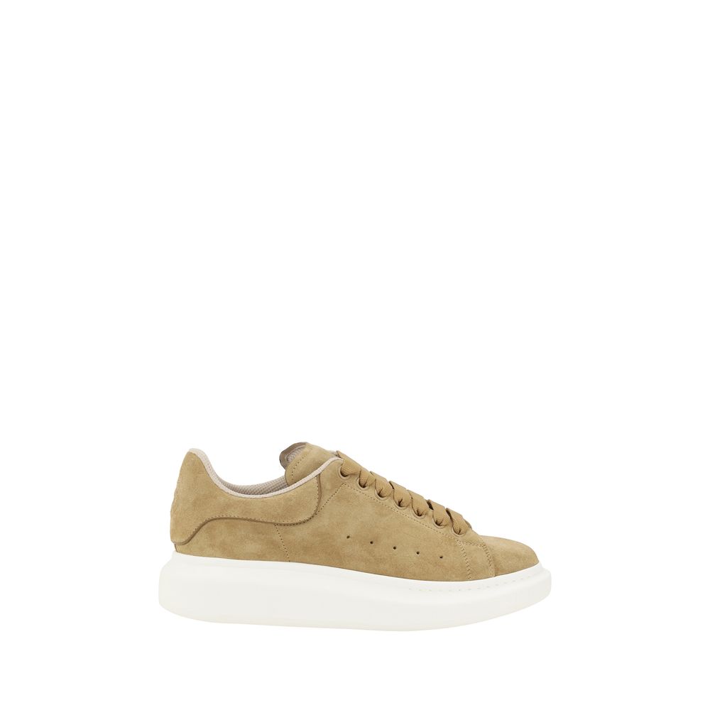 Alexander McQueen Black Suede Leather Sneakers for Elevated Style