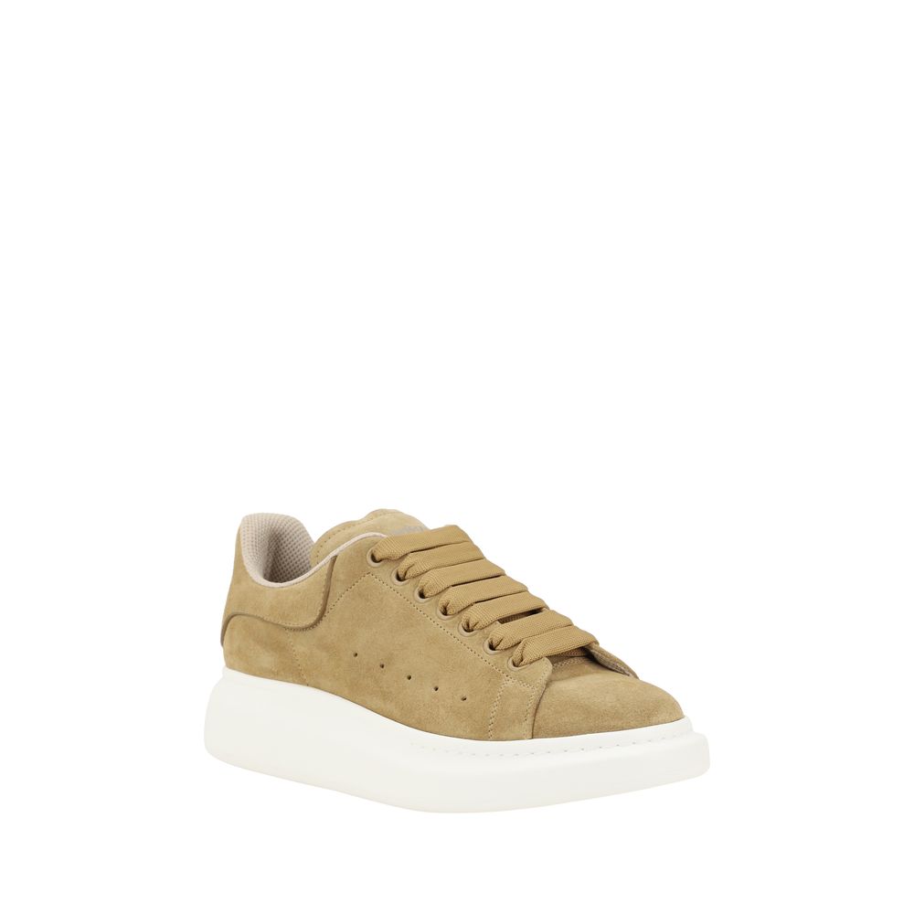 Alexander McQueen Black Suede Leather Sneakers for Elevated Style