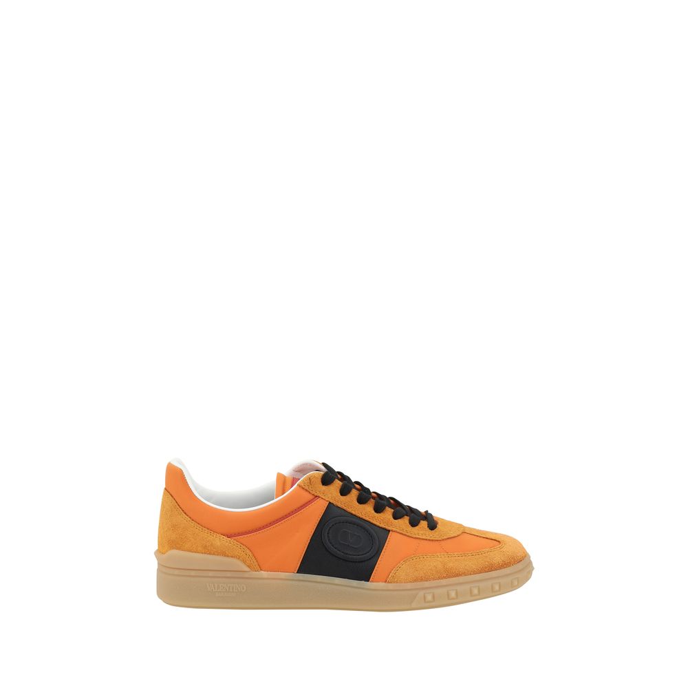 Valentino White Leather Sneaker with Signature VLogo