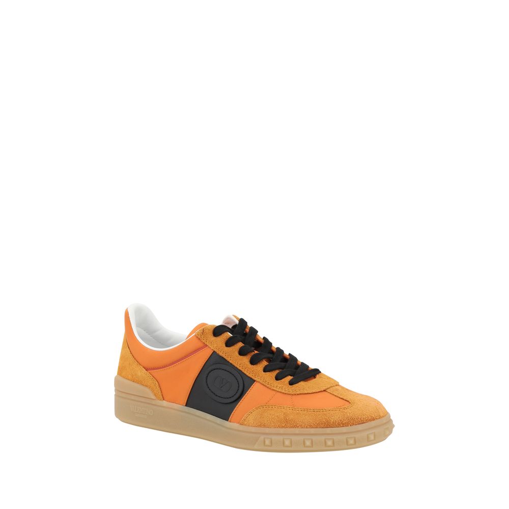 Valentino White Leather Sneaker with Signature VLogo