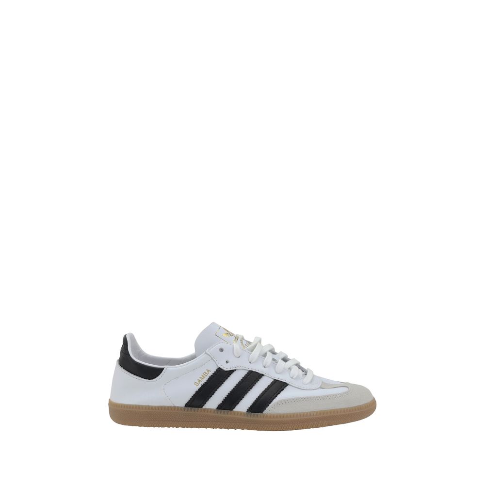 Adidas White Leather Samba Decon Sneakers – Unmatched Elegance Redefined