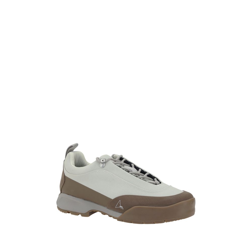 ROA White Leather Cingino Sneakers: Effortless Elegance for Every Occasion