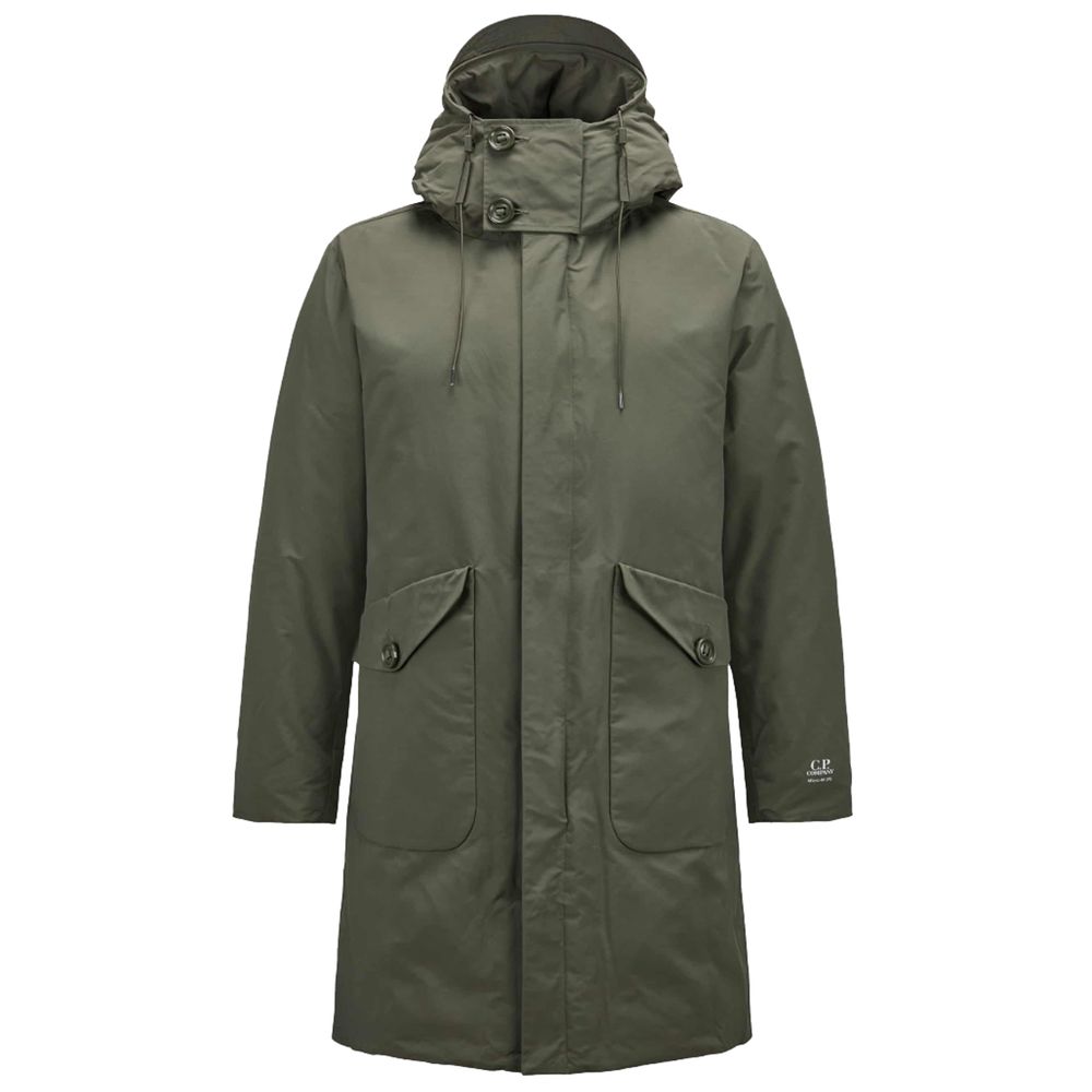 C.P. Company Green Nylon Jacket with Luxe Insulation