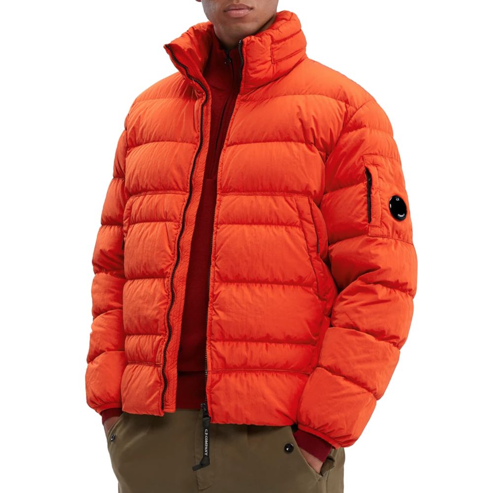 C.P. Company Orange Nylon Jacket for Effortless Elegance