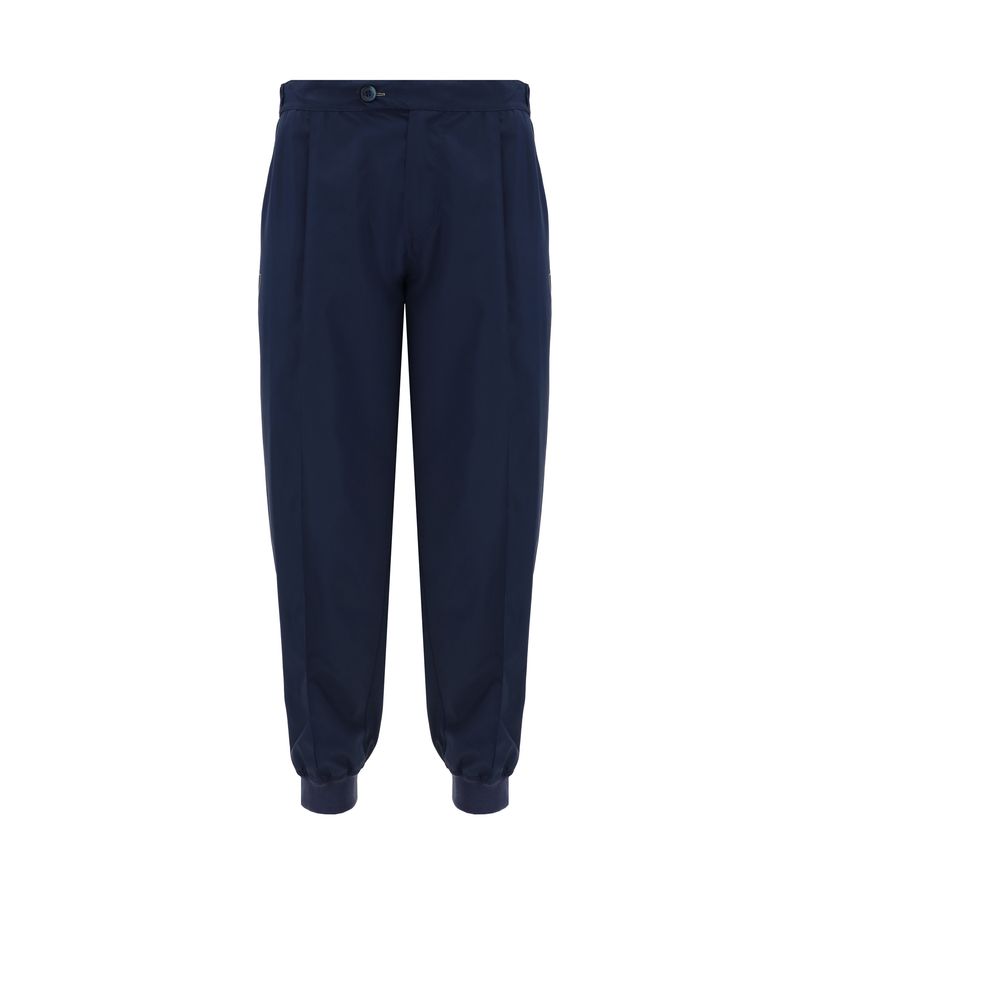 Brunello Cucinelli Grey Wool Pants for Elevated Sophistication
