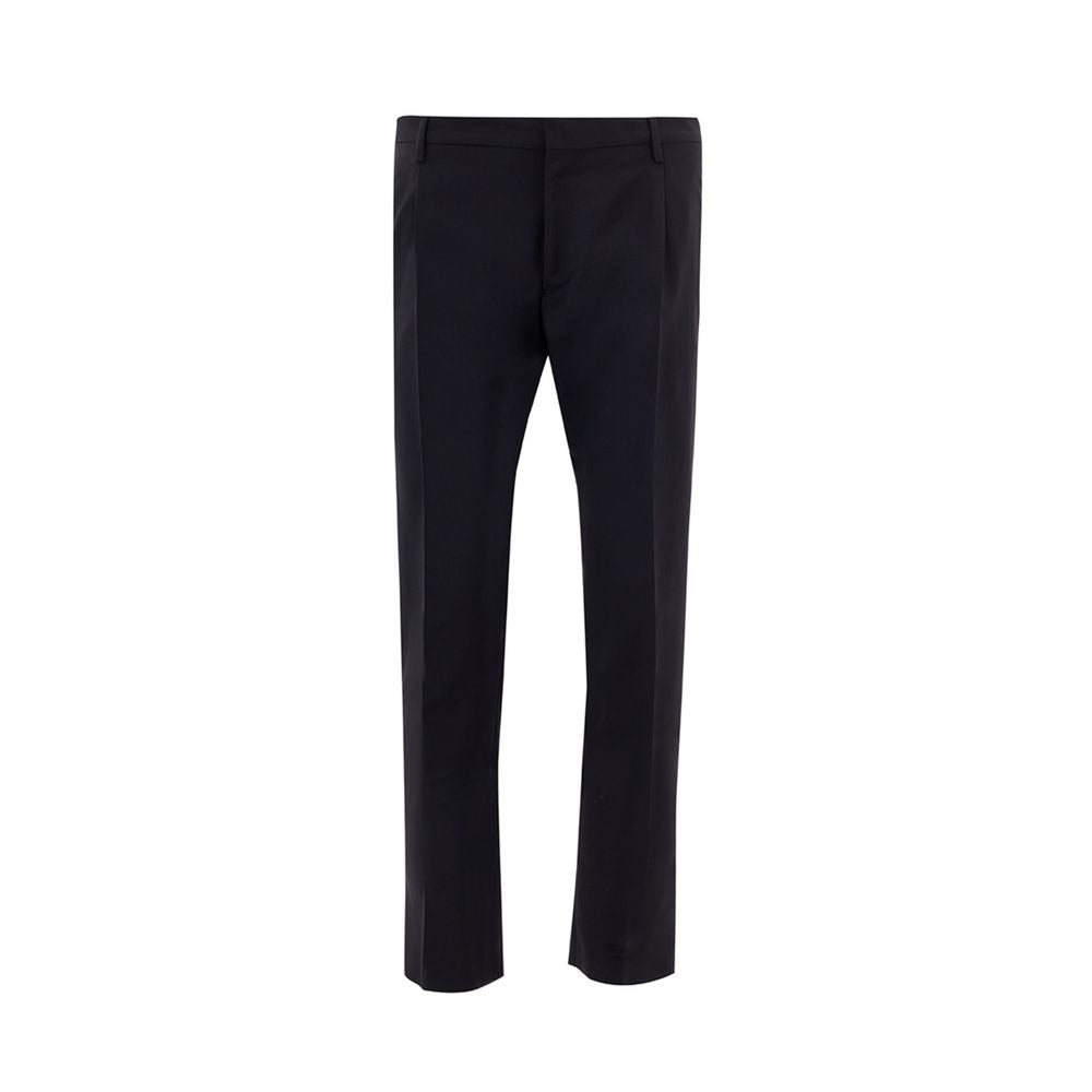 Valentino Black Wool Jeans & Pant for Timeless Elegance
