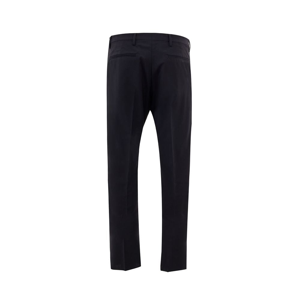 Valentino Black Wool Jeans & Pant for Timeless Elegance