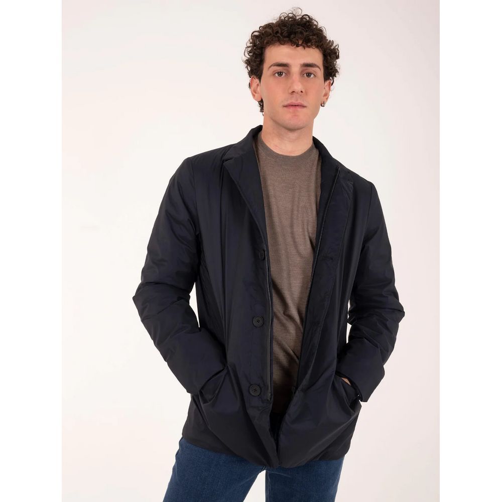 People Of Shibuya Blue Wool Jacket for Contemporary Elegance