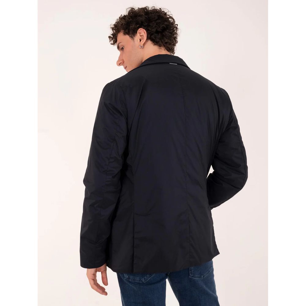 People Of Shibuya Blue Wool Jacket for Contemporary Elegance