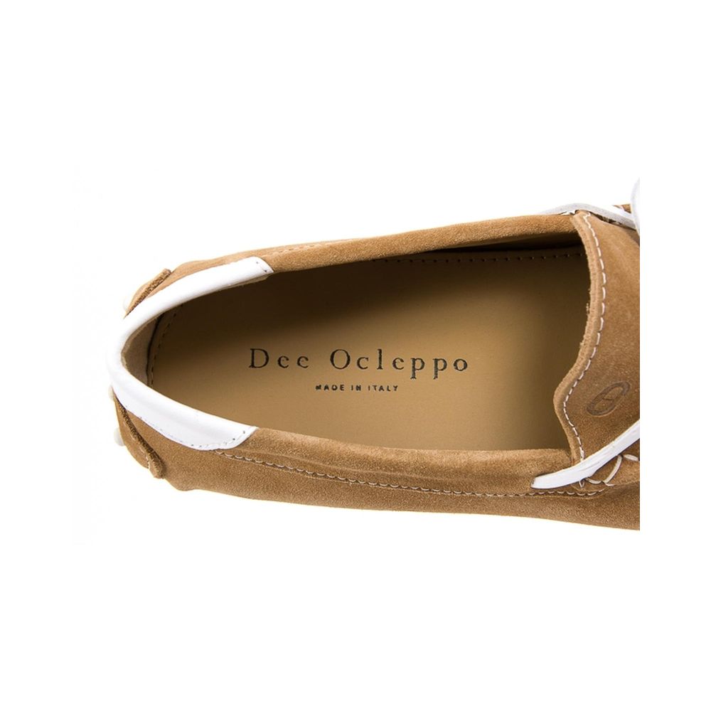 Dee Ocleppo Beige Suede Leather Casual Footwear