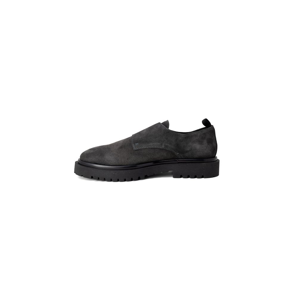 Antony Morato Black Leather Casual Slip-On Shoes