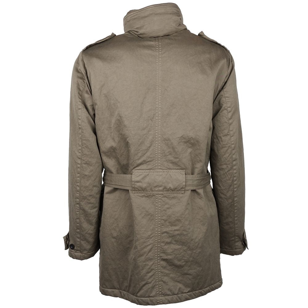 C.P. Company Army Green Cotton Jacket in Luxe Minimal Design