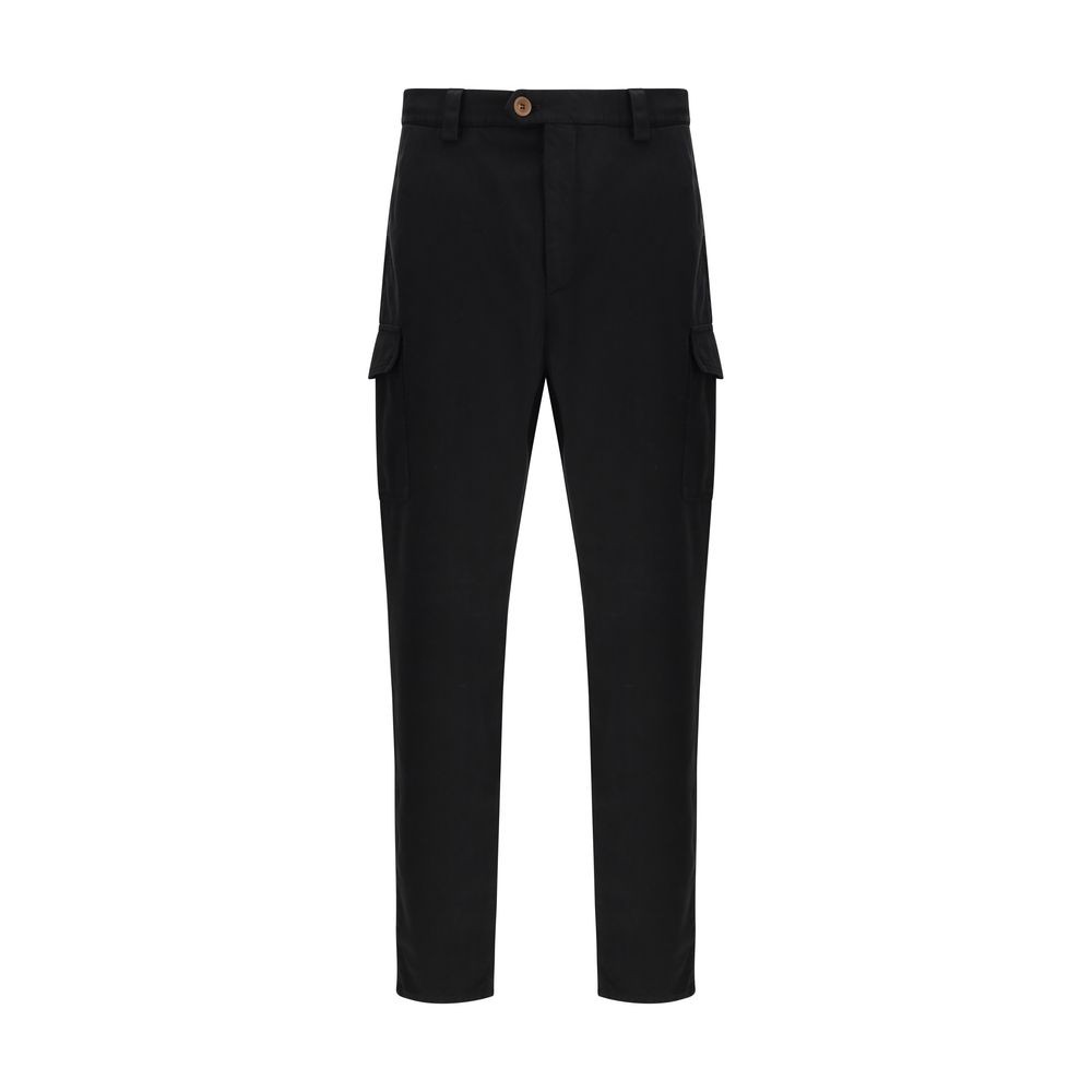 Brunello Cucinelli Beige Cotton Pants with Timeless Elegance and Style