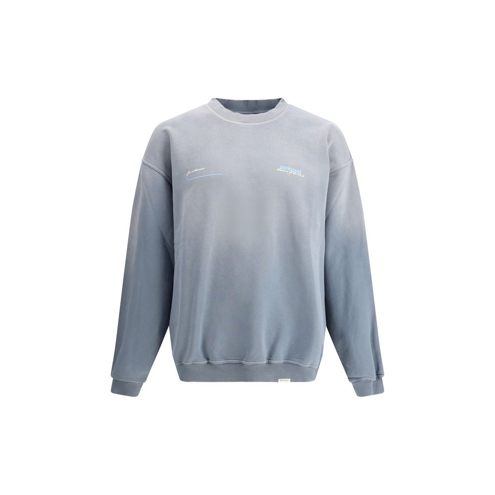 Represent Grey Cotton Sweatshirt - Luxury Streetwear Essential