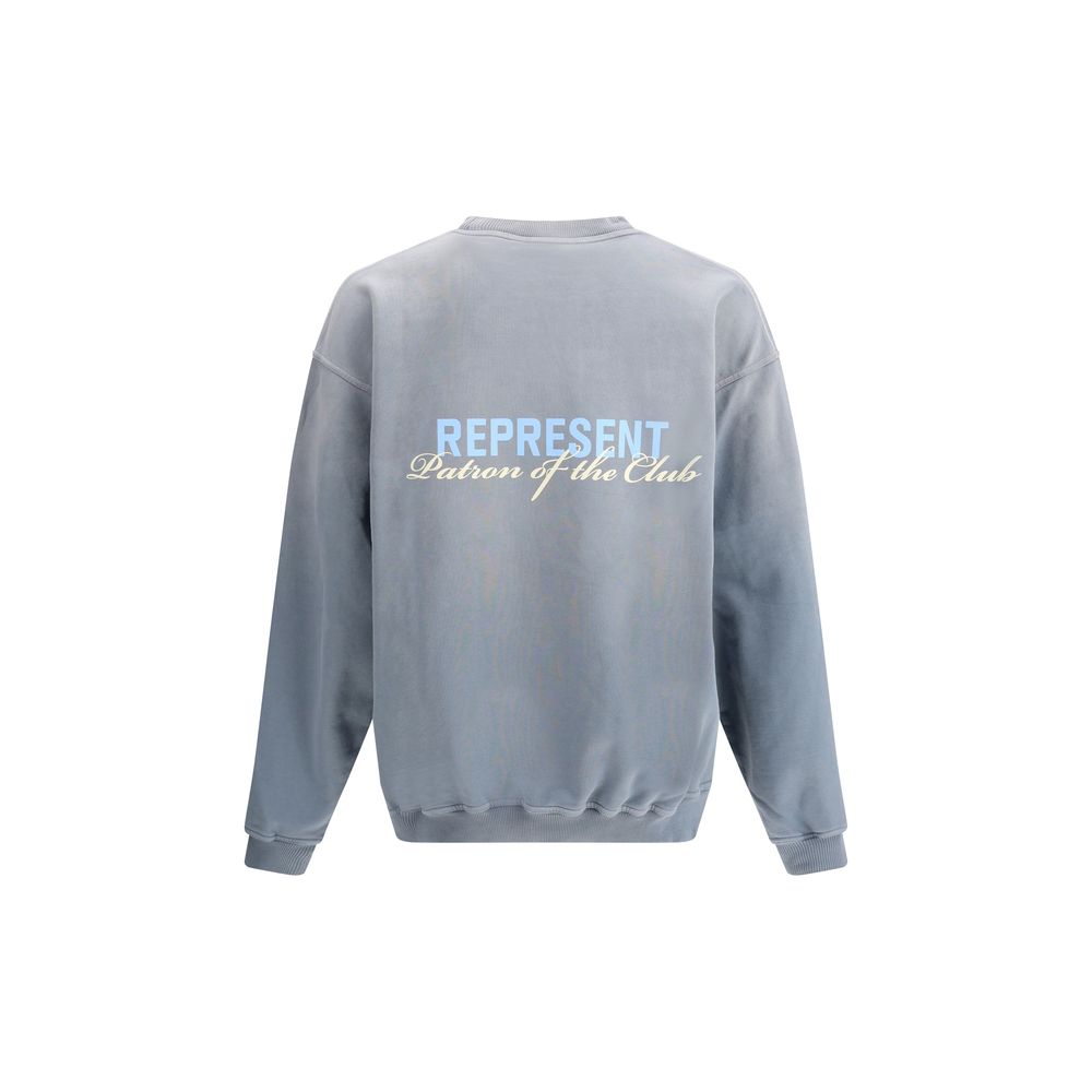 Represent Grey Cotton Sweatshirt - Luxury Streetwear Essential