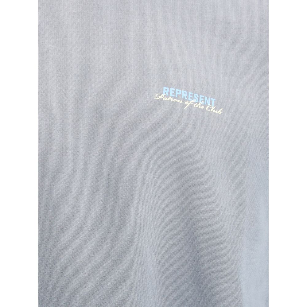 Represent Grey Cotton Sweatshirt - Luxury Streetwear Essential