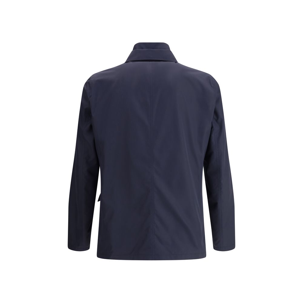 Herno Navy Waterproof Blazer for Effortless Elegance