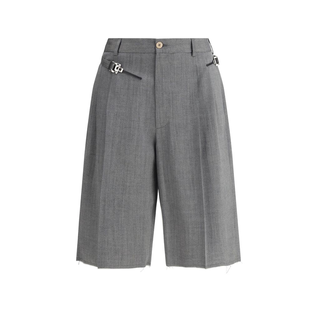 Magliano Grey Wool Shorts: Refined Luxury for Elevated Style