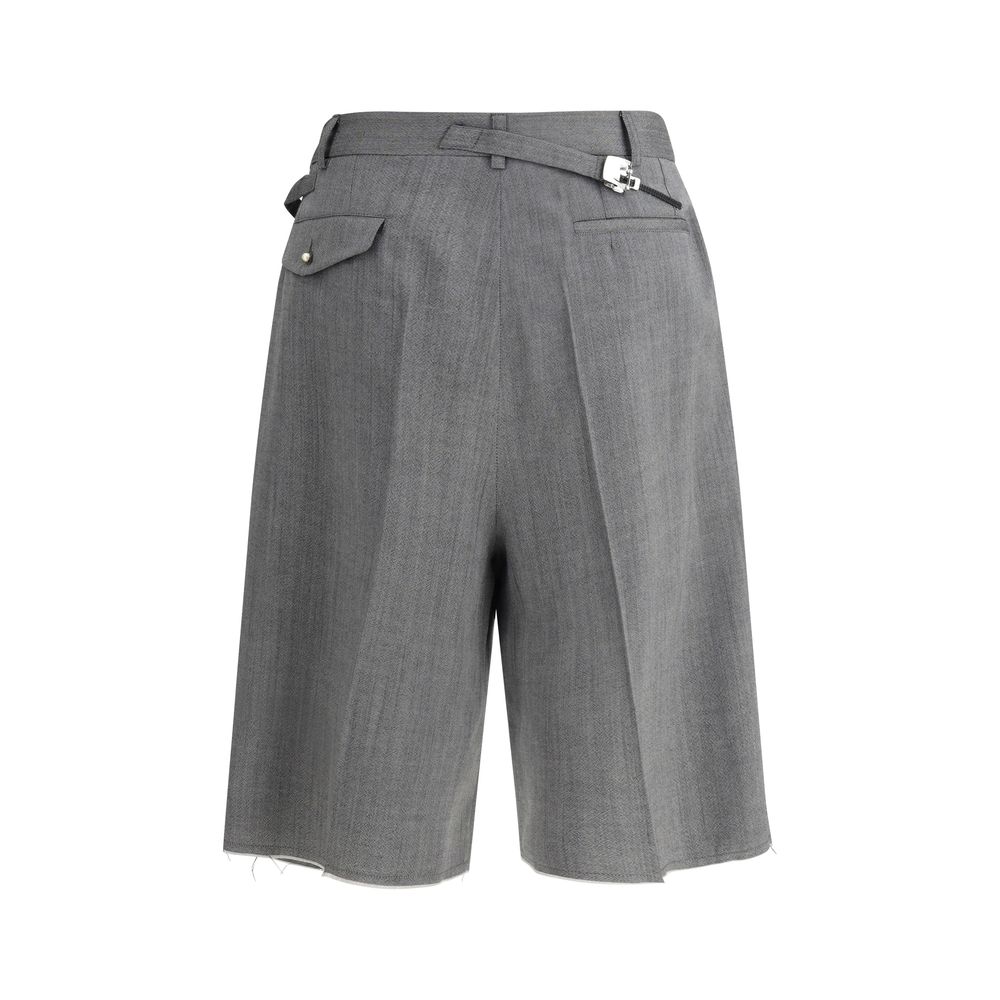 Magliano Grey Wool Shorts: Refined Luxury for Elevated Style
