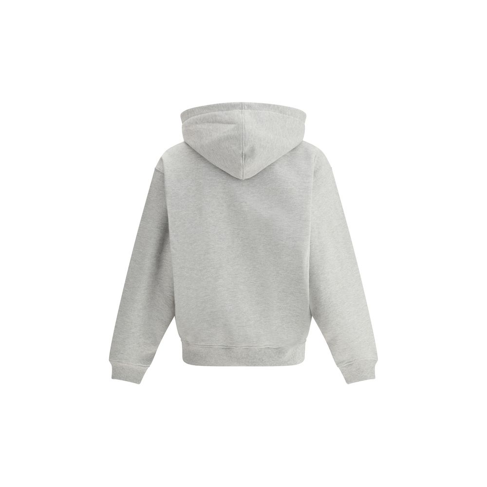Daily Paper Grey Cotton Hoodie for Effortless Luxury Style