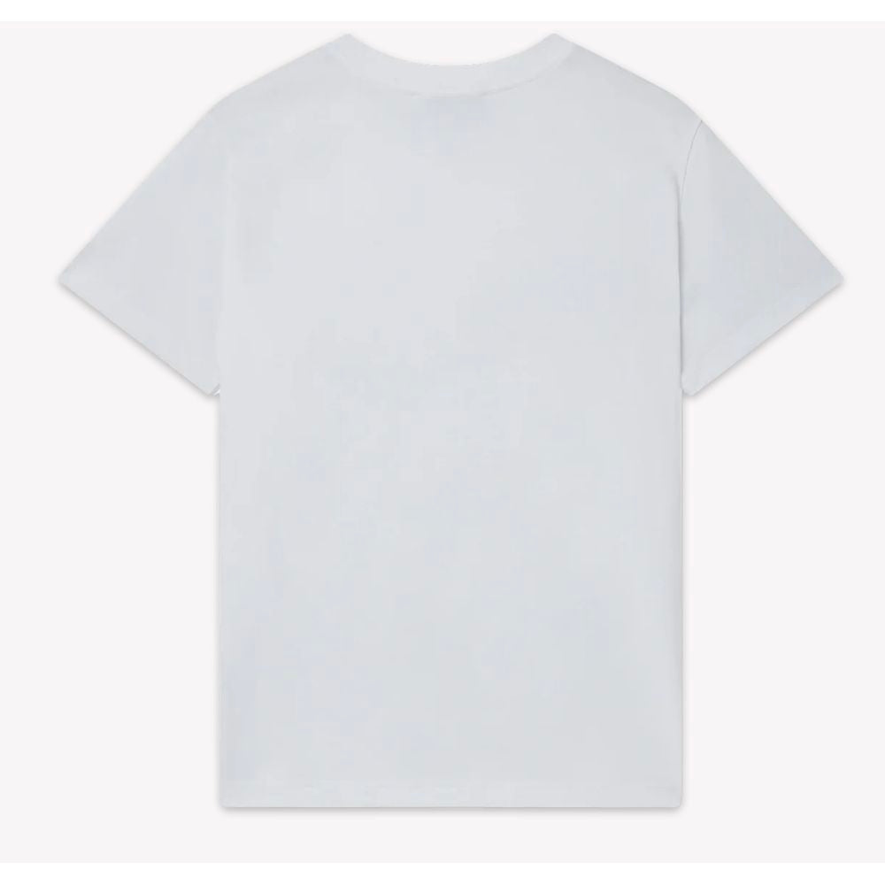Casablanca White Cotton T-Shirt for Effortless Elegance