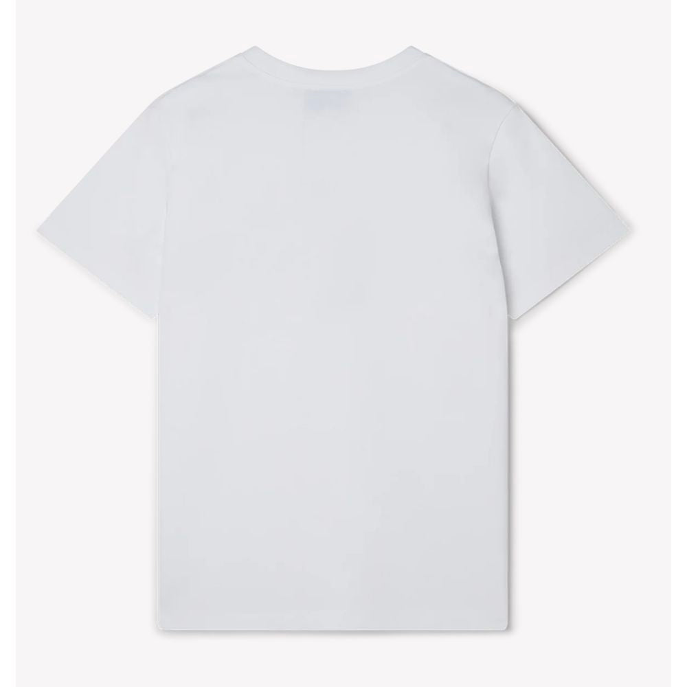 Casablanca White Cotton T-Shirt with Playful Elegance