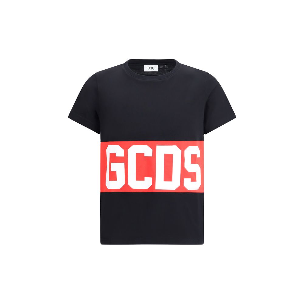 GCDS White Cotton T-Shirt for Modern Luxury Statement