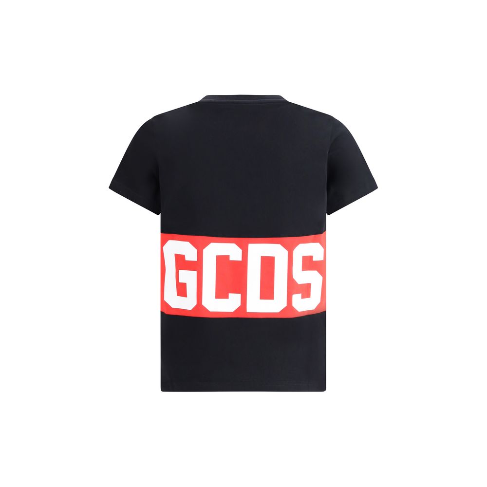 GCDS White Cotton T-Shirt for Modern Luxury Statement