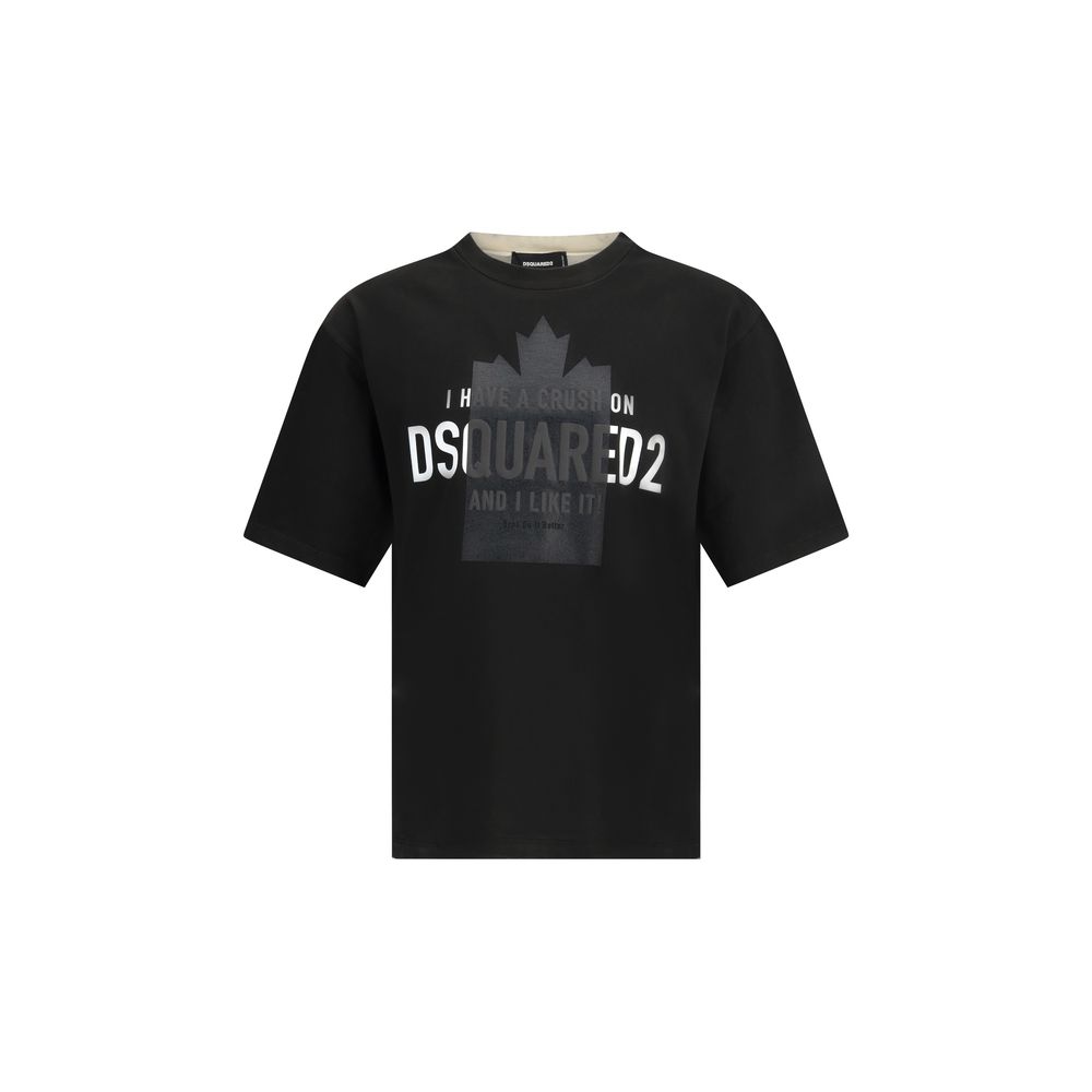 Dsquared² White Cotton T-Shirt for Elevated Casual Chic
