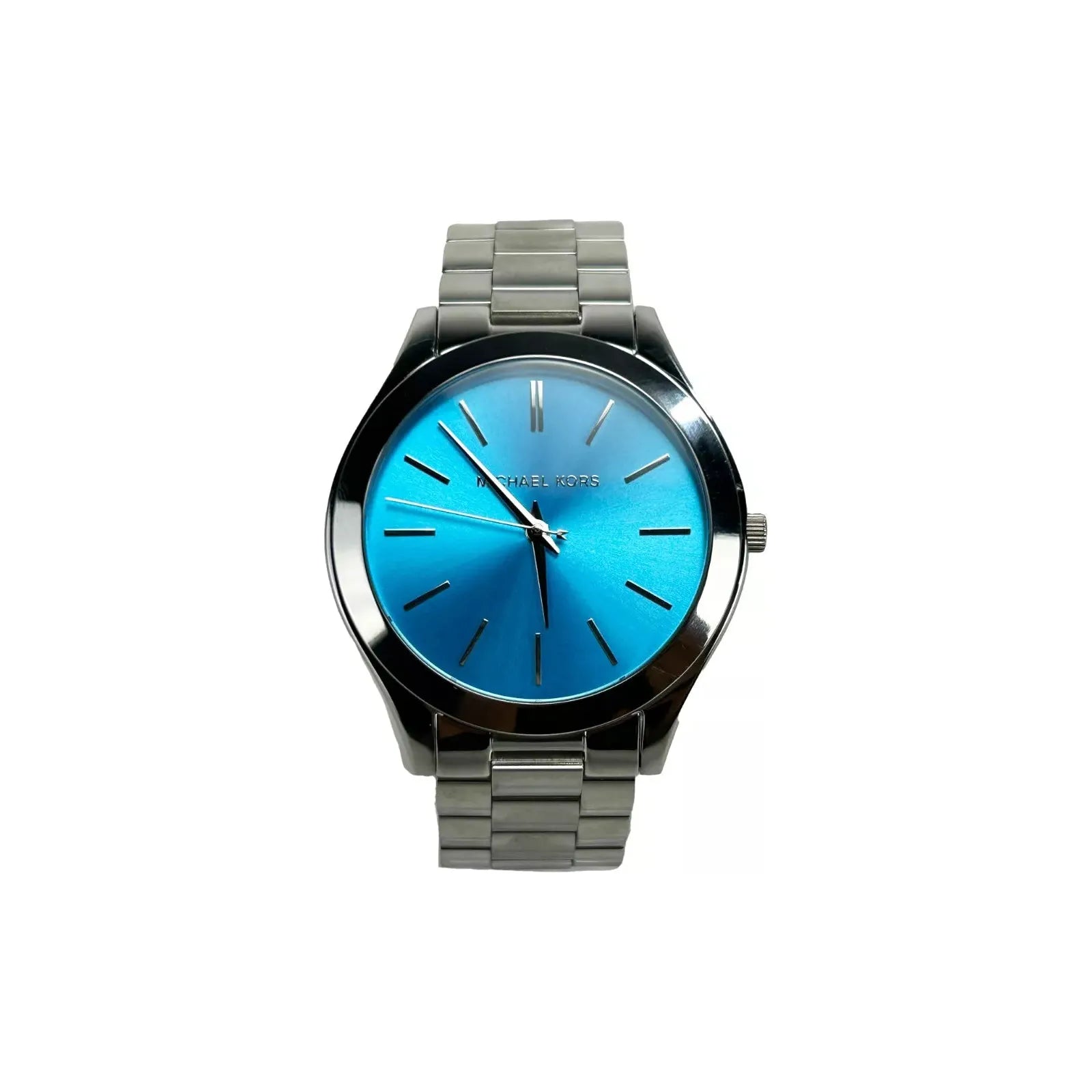 Michael Kors Blue Stainless Steel Slim Runway Watch MK3292