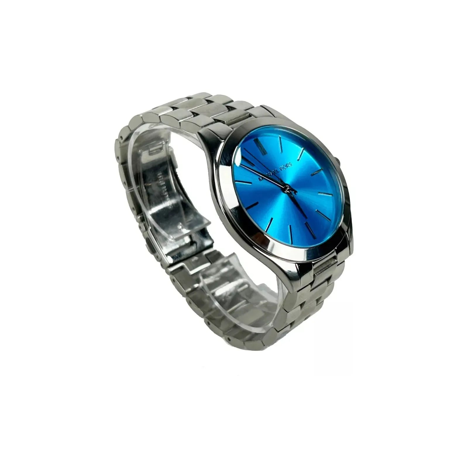 Michael Kors Blue Stainless Steel Slim Runway Watch MK3292