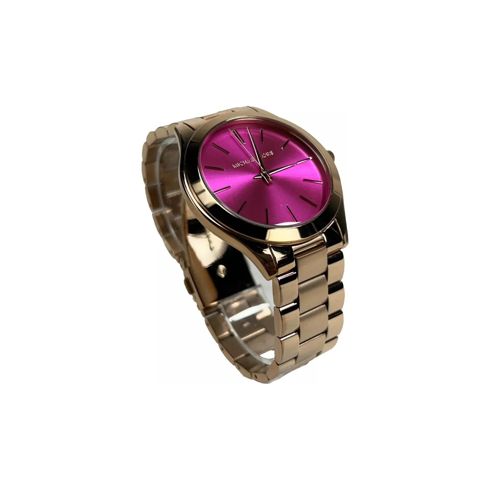 Michael Kors Pink Silver Stainless Steel Watch MK3291