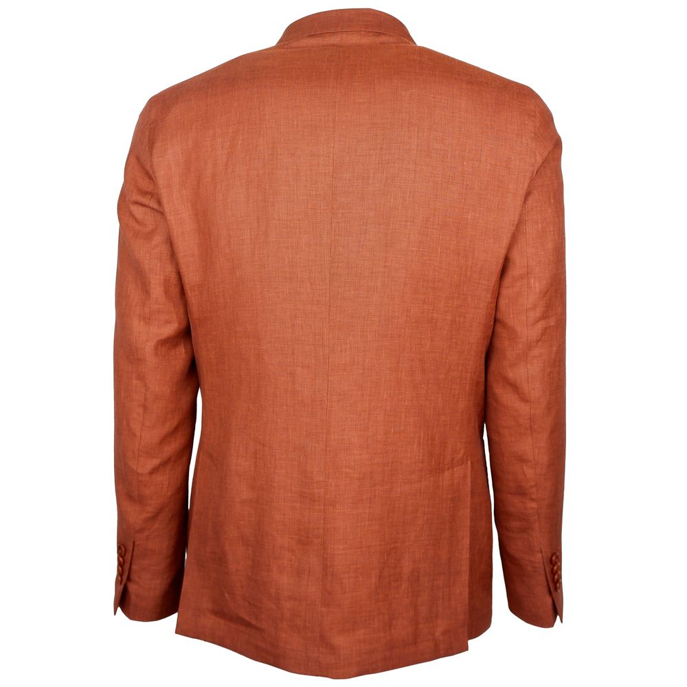 Loro Piana Brown Linen Blazer for Timeless Elegance