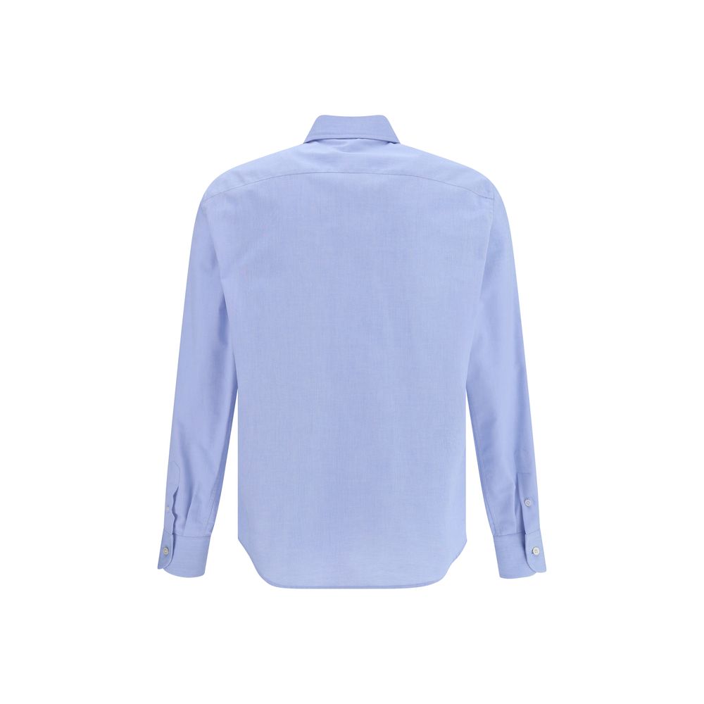 Valentino White Premium Cotton Shirt in Timeless Style