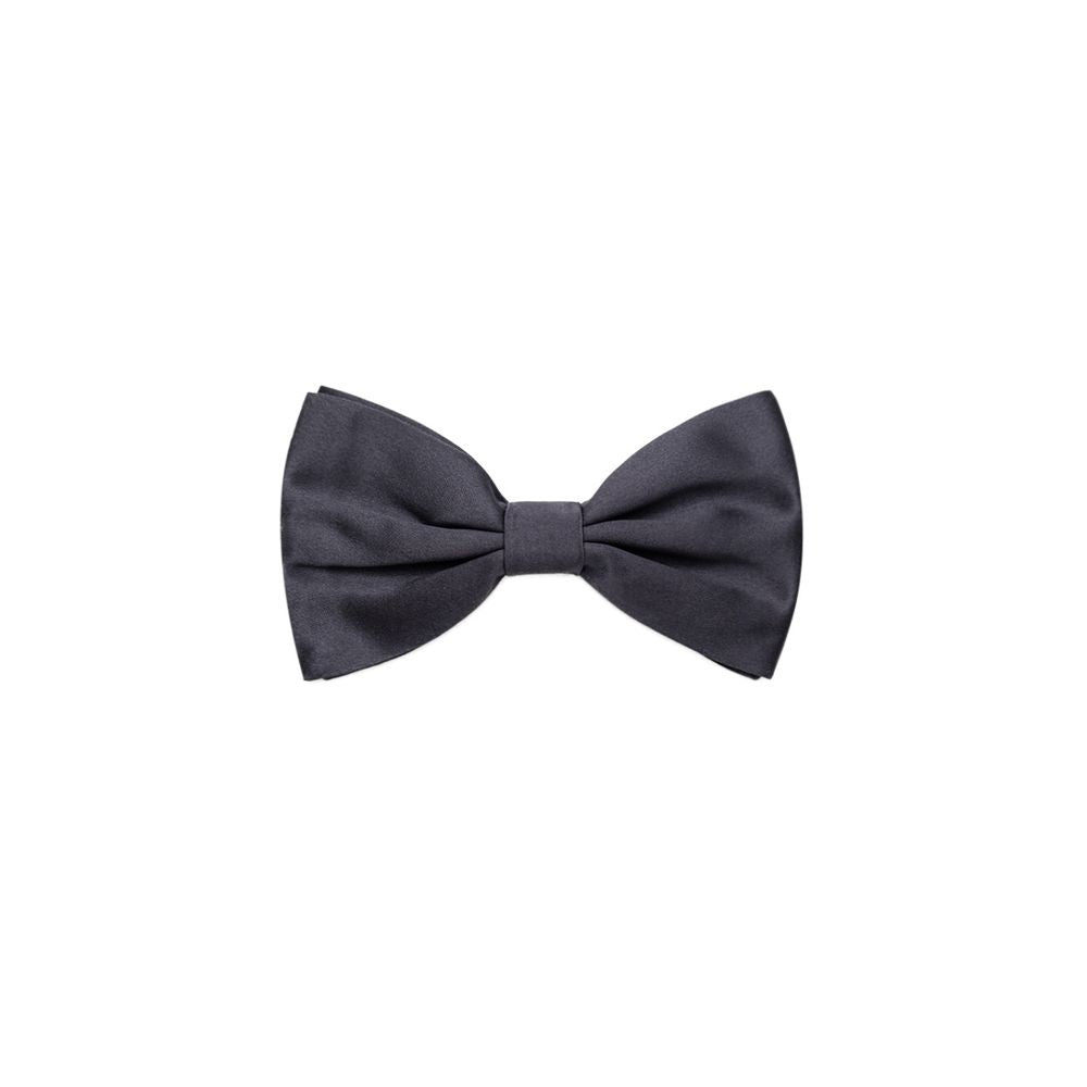 Dolce & Gabbana Gray Silk Ties & Bowtie for Timeless Elegance