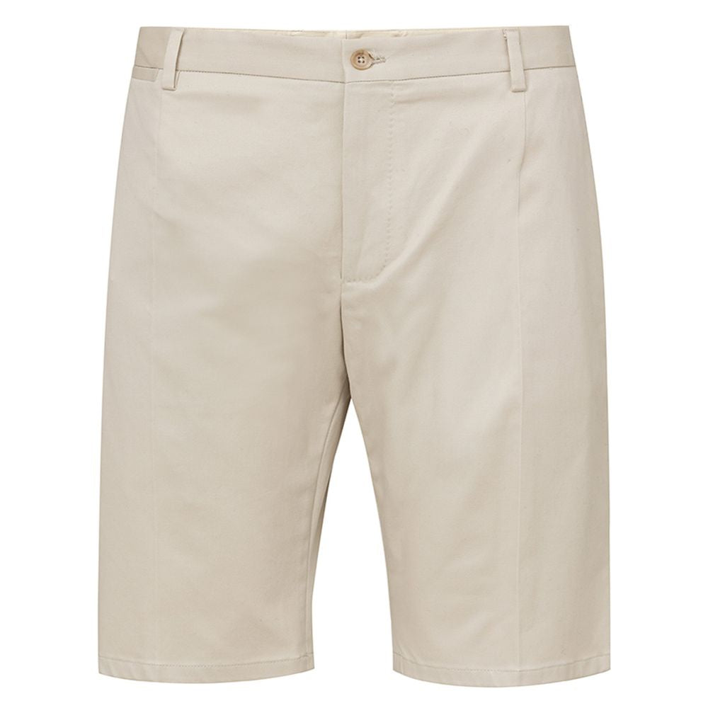 Dolce & Gabbana Beige Cotton Shorts for Effortless Elegance